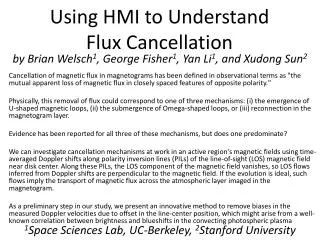 Using HMI to Understand Flux Cancellation