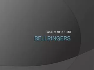 Bellringers