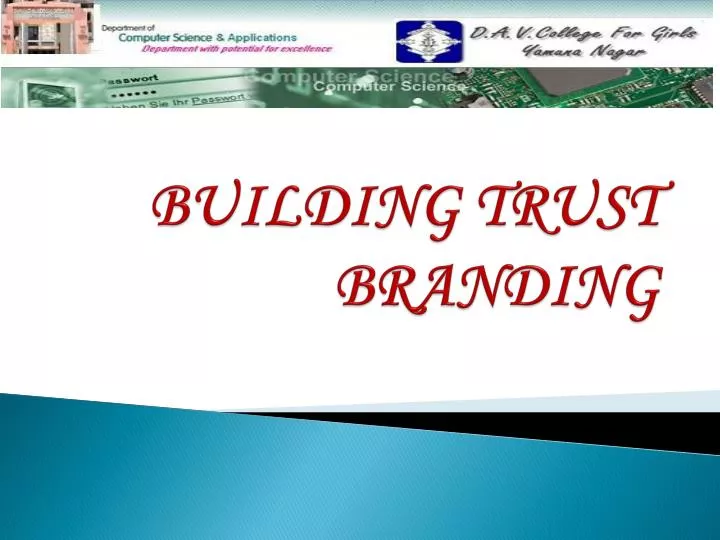 building trust branding