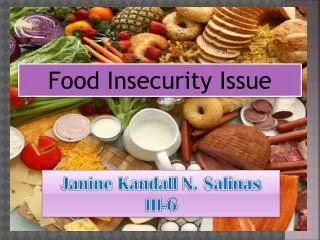 Food Insecurity Issue