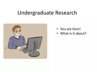 undergraduate research