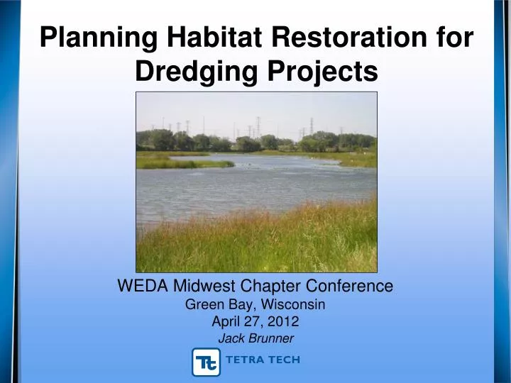 planning habitat restoration for dredging projects