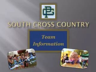 SOUTH CROSS COUNTRY