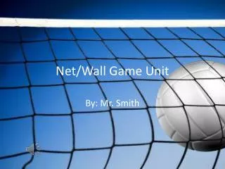 Net/Wall Game Unit