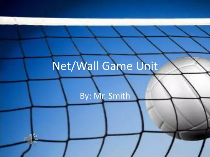 net wall game unit