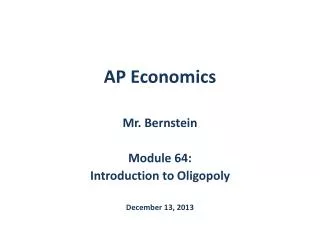 AP Economics