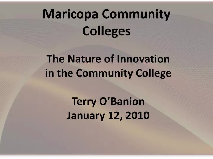 maricopa community colleges