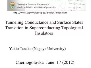 Tunneling Conductance and Surface States Transition in Superconducting Topological Insulators