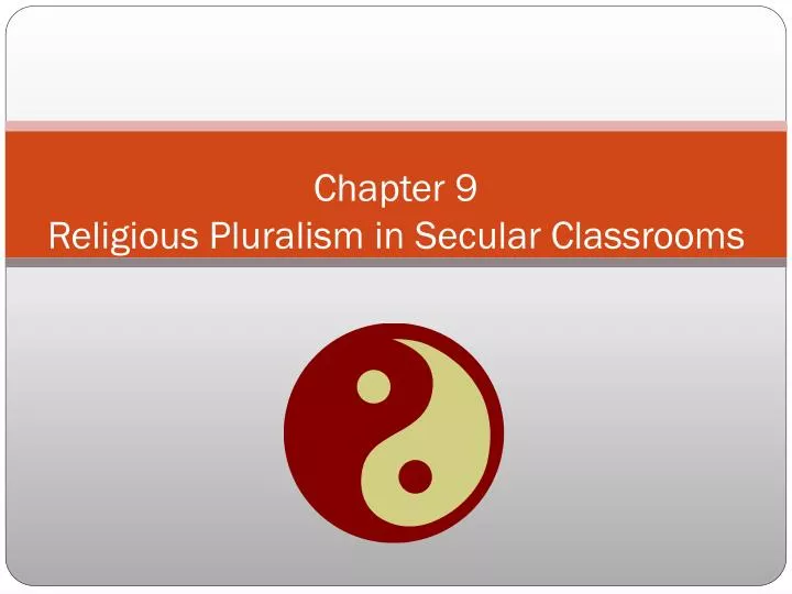 chapter 9 religious pluralism in secular classrooms