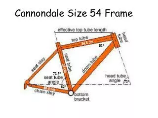 Cannondale Size 54 Frame