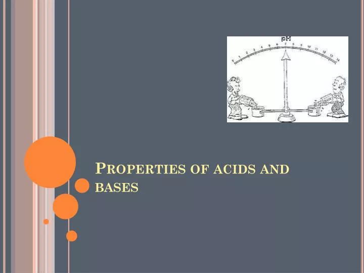 properties of acids and bases