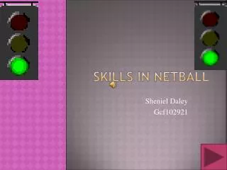Skills in Netball