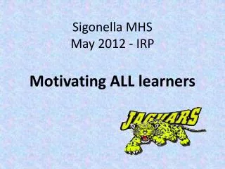 Sigonella MHS May 2012 - IRP
