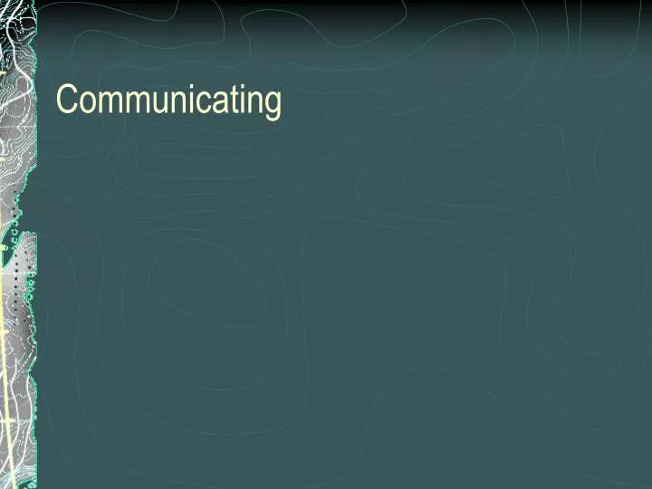 communicating
