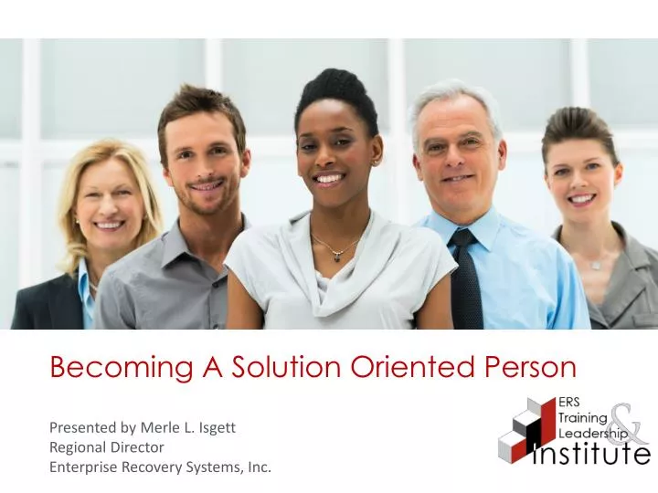 becoming a solution oriented person