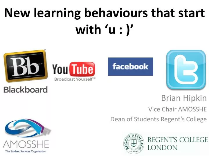 new learning behaviours that start with u