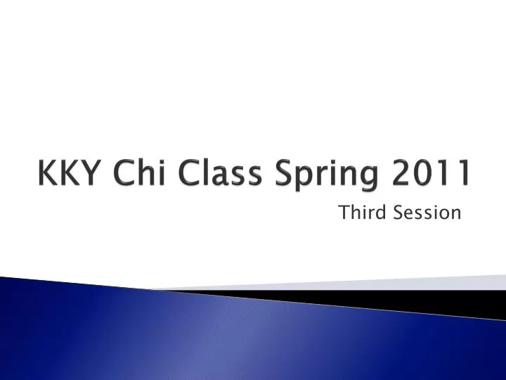 kky chi class spring 2011