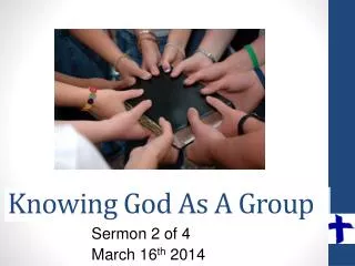 Knowing God As A Group