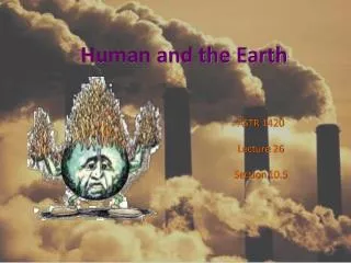 Human and the Earth