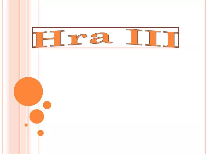 h r a iii