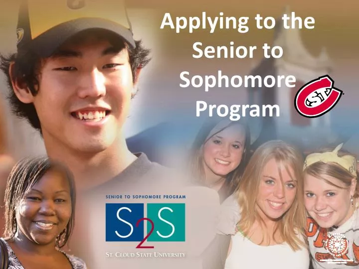 applying to the senior to sophomore program