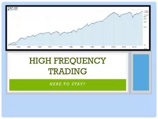 High Frequency Trading