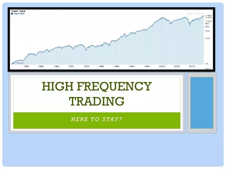 high frequency trading