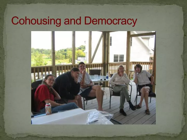 cohousing and democracy