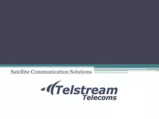 Satellite Communication Solutions