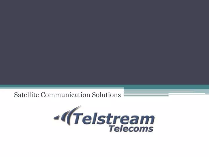 satellite communication solutions
