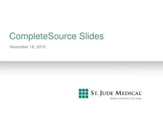 CompleteSource Slides