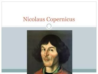 Nicolaus Copernicus