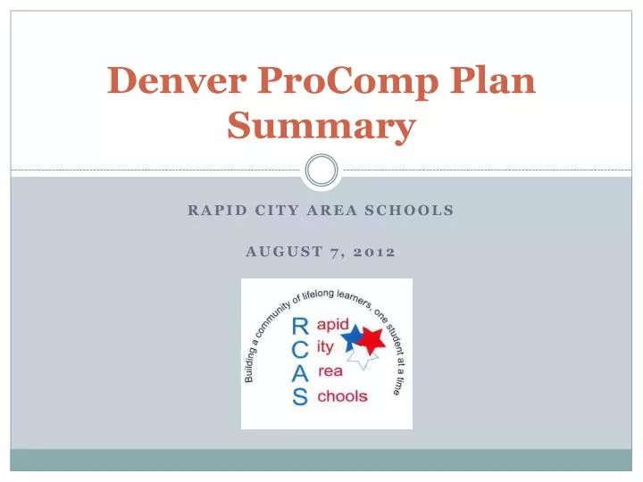 denver procomp plan summary