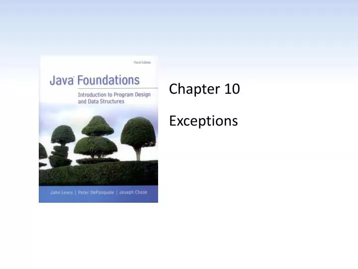 chapter 10 exceptions
