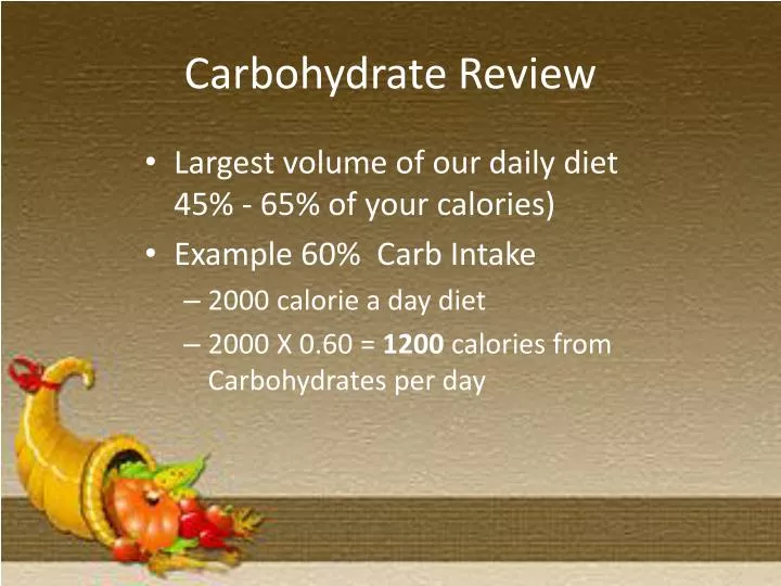 carbohydrate review