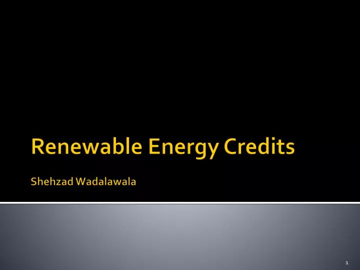 renewable energy credits shehzad wadalawala