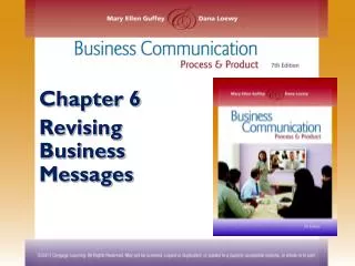 Chapter 6 Revising Business Messages