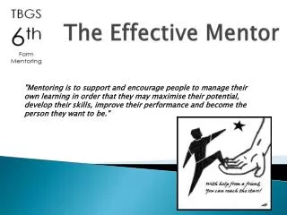 The Effective Mentor