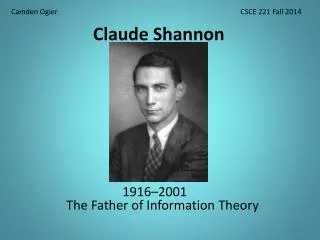 Claude Shannon