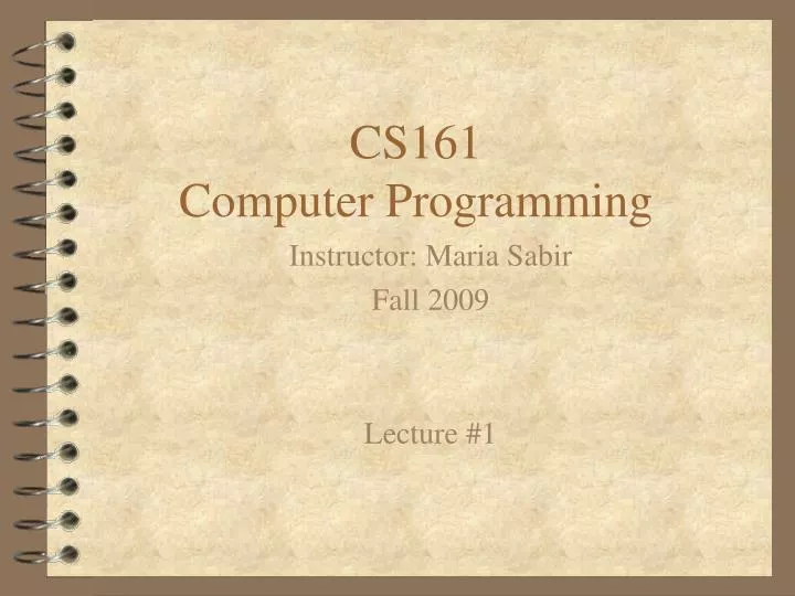 cs161 computer programming