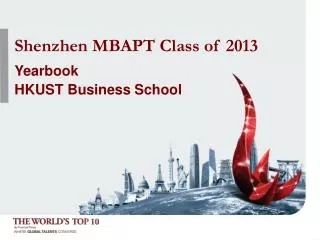 Shenzhen MBAPT Class of 2013