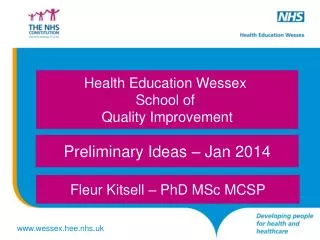Health Education Wessex School of Quality Improvement