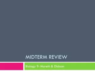 Midterm Review