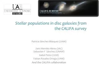 Stellar populations in disc galaxies from the CALIFA survey
