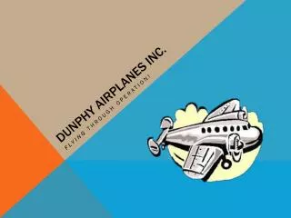 Dunphy Airplanes Inc.