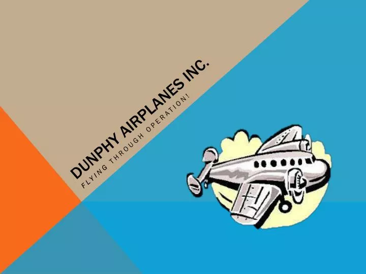 dunphy airplanes inc
