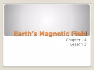 earth s magnetic field