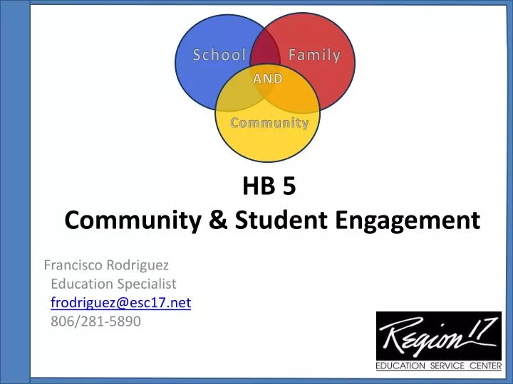 hb 5 community student engagement