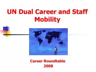 UN Dual Career and Staff Mobility