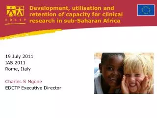Development, utilisation and retention of capacity for clinical research in sub-Saharan Africa